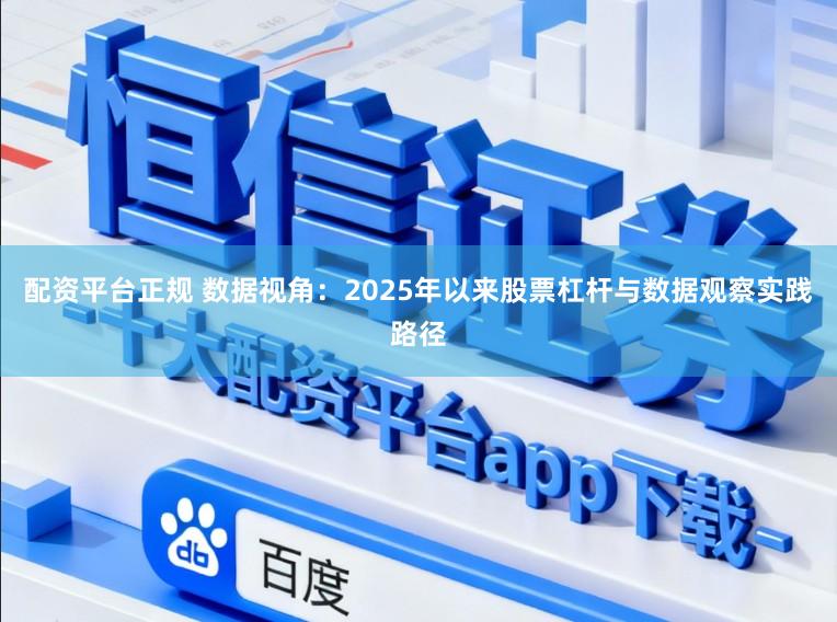 配资平台正规 数据视角：2025年以来股票杠杆与数据观察实践路径
